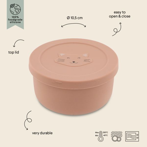 Boîte à collations en silicone - Mrs. Cat