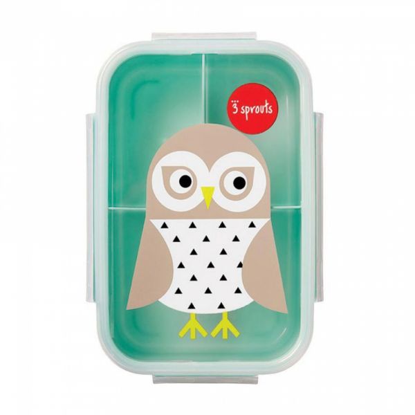 3 Sprouts Lunch Box Enfant Chouette Made In Bebe