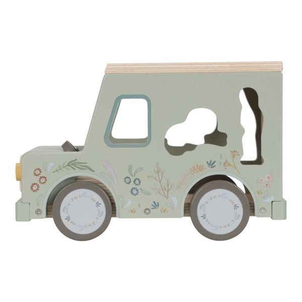 Boîte à formes Voiture de Safari en bois - Safari Friends