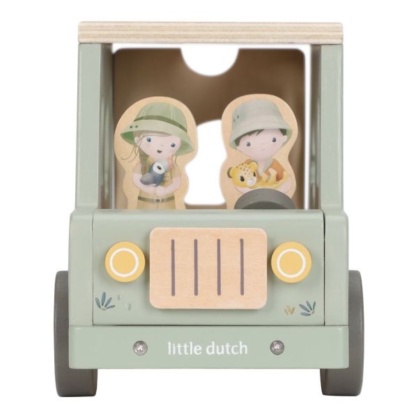Boîte à formes Voiture de Safari en bois - Safari Friends
