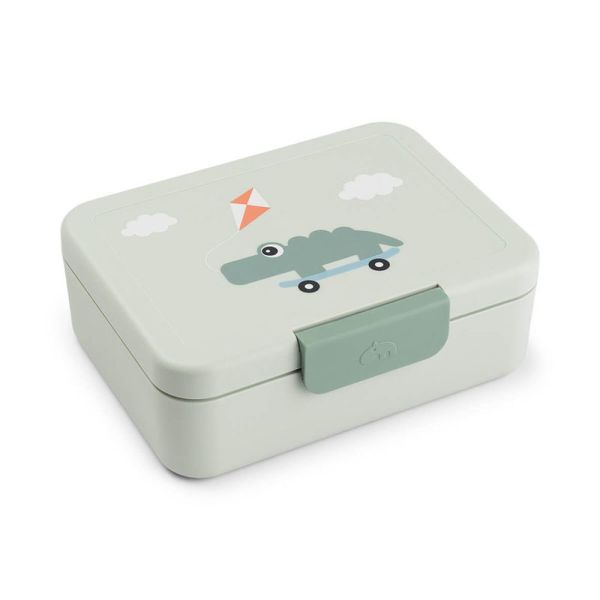 Boîte à goûter avec séparateur Playground Vert
