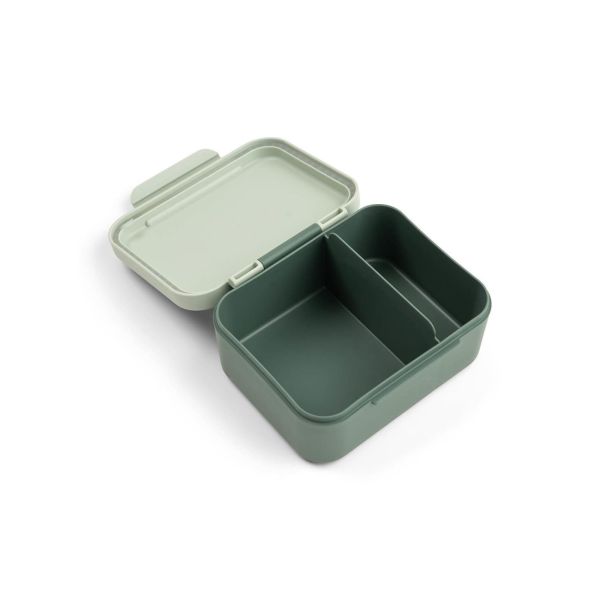 Boîte à goûter avec piques snack Tiny trails Vert