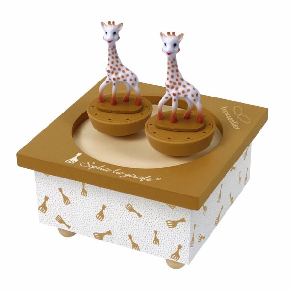 Boîte à musique magnétique Dancing Sophie la Girafe - caramel
