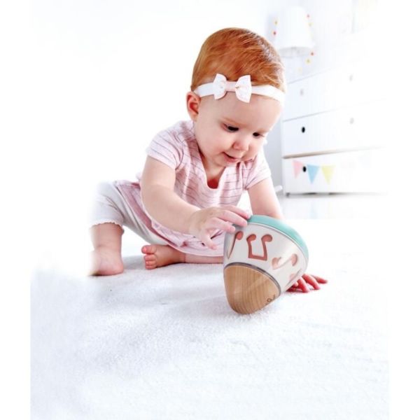 Boîte à musique tourne rond en bois