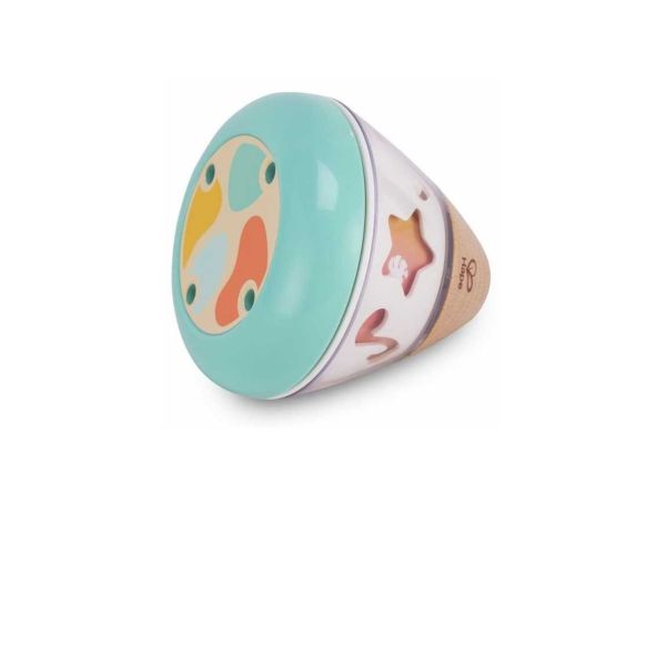 Boîte à musique tourne rond en bois