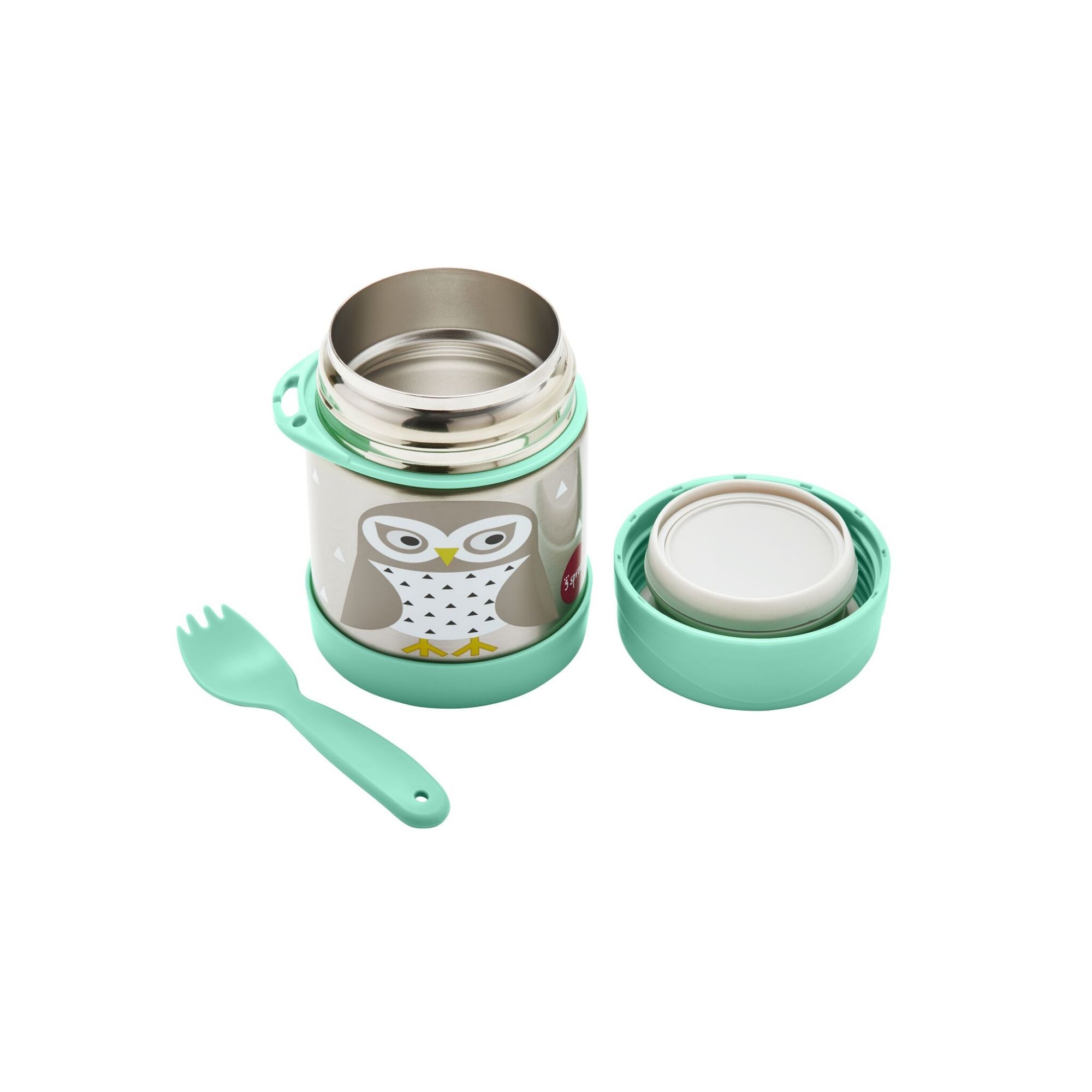 3 Sprouts Lunch Box Isotherme Enfant Chouette Made In Bebe