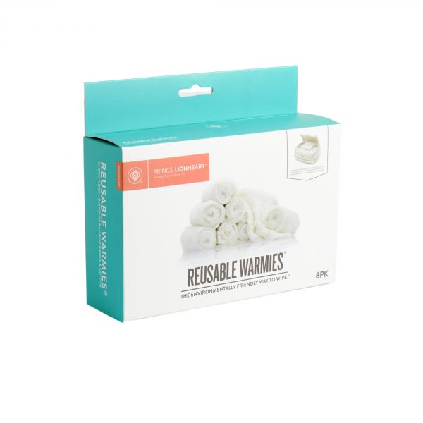 Lot de 8 lingettes réutilisables en bambou Warmies