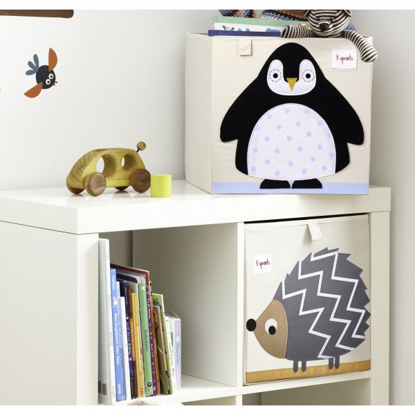 Cube de rangement Pingouin 33 x 33 cm