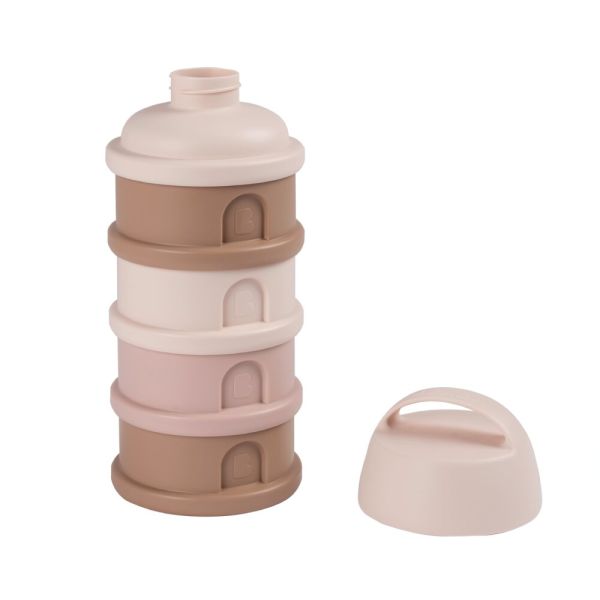 Boîte doseuse de lait empilable 4 compartiments Barbe à papa