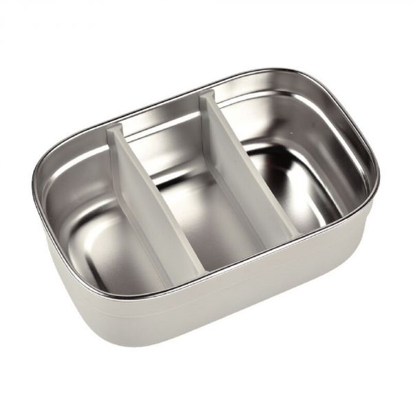 Boîte à goûter inox gris Baltic Blue