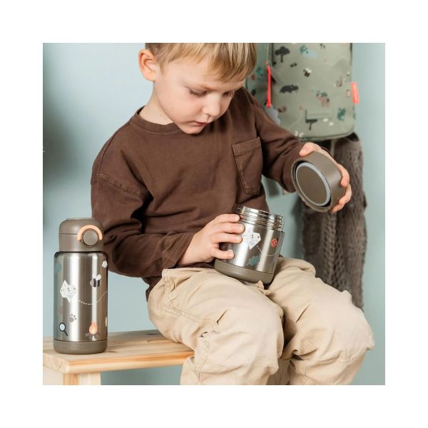 Boîte à repas isotherme Tiny trails Sable 300 ml