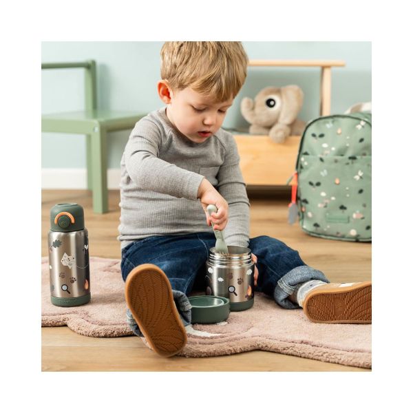 Boîte à repas isotherme Tiny trails Vert 300 ml