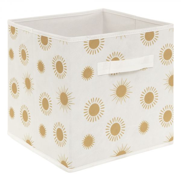 Lot de 2 cubes de rangement enfant Soleil
