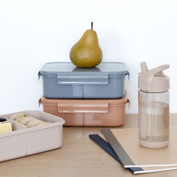 Lunch box en plastique recyclé Bleu
