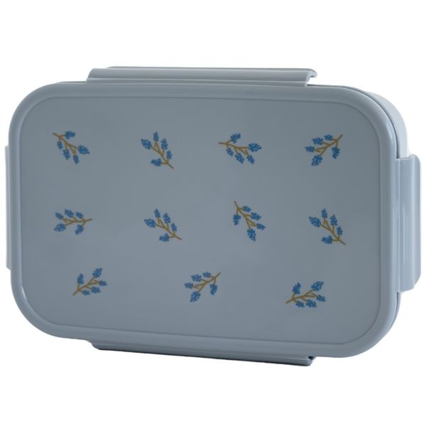 Lunch box en plastique recyclé Bleu Myrtilles