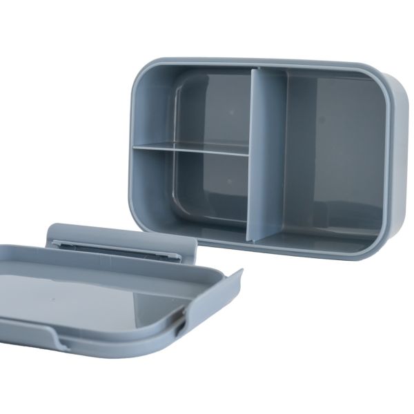 Lunch box en plastique recyclé Bleu Myrtilles