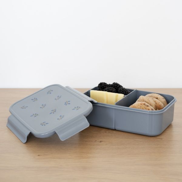 Lunch box en plastique recyclé Bleu Myrtilles