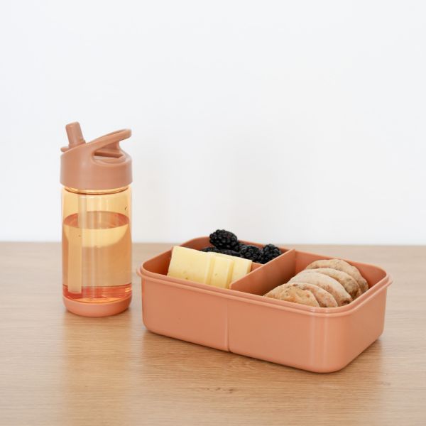 Lunch box en plastique recyclé Rouille