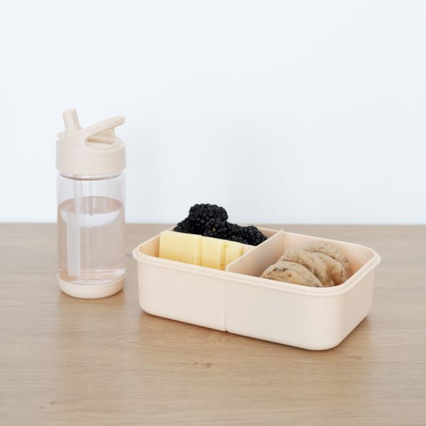 Lunch box en plastique recyclé Sable