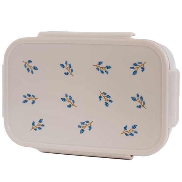 Lunch box en plastique recyclé Taupe Myrtille