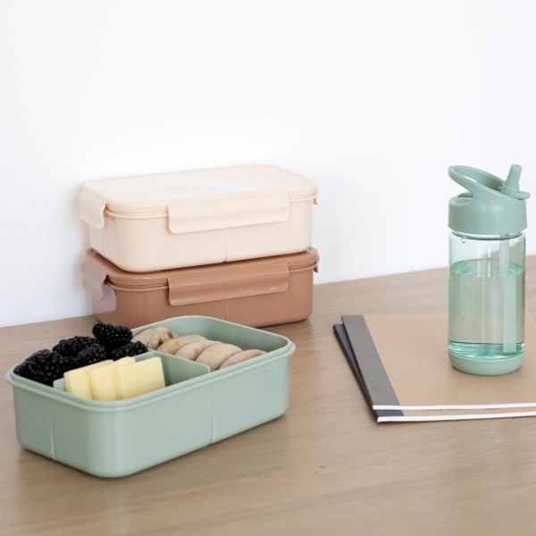 Lunch box en plastique recyclé Vert