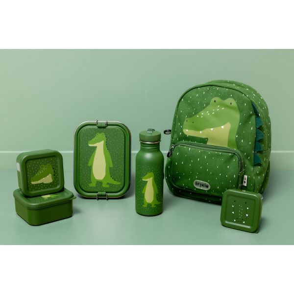 Lot de 3 boîtes à goûter  Carrées - Mr. Alligator