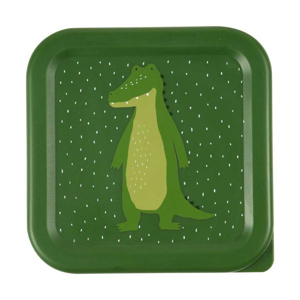 Lot de 3 boîtes à goûter  Carrées - Mr. Alligator