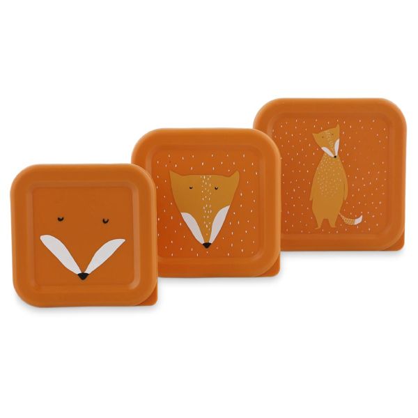 Boîtes à goûter - 3 pièces - Mr. Fox