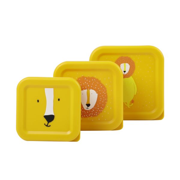 Boîtes à goûter - 3 pièces - Mr. Lion