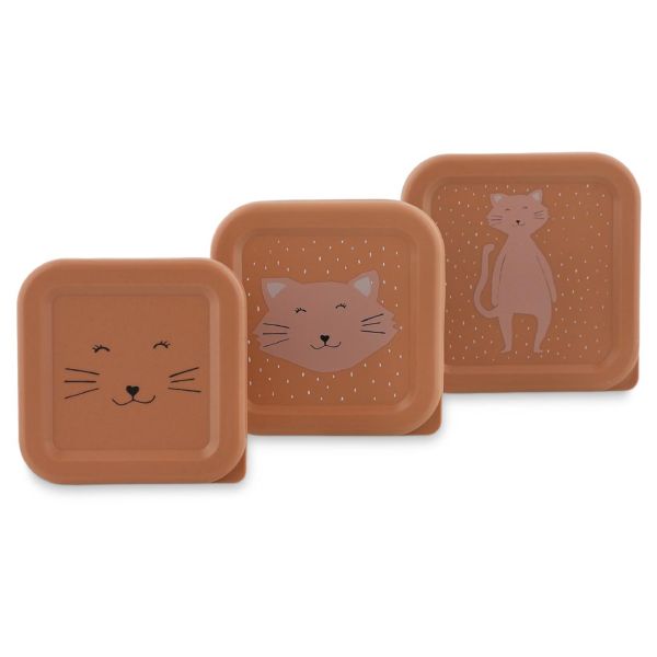 Boîtes à goûter - 3 pièces - Mrs. Cat