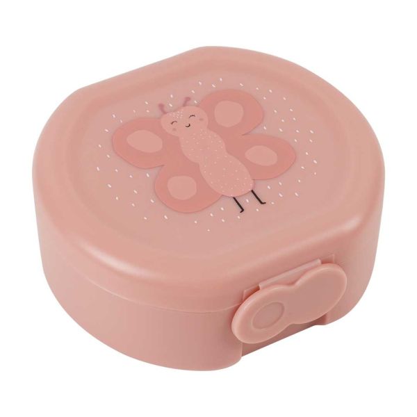 Lot de 2 boîtes à goûter à clip rondes - Mrs. Butterfly