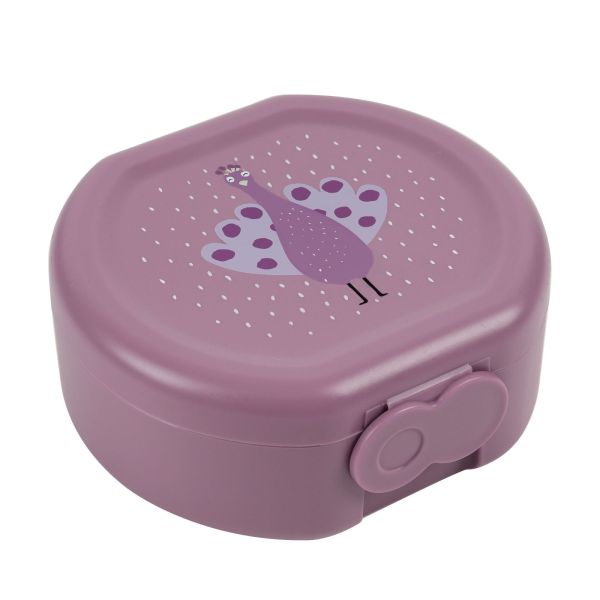 Lot de boîtes à goûter à clip rondes - Mrs. Peacock