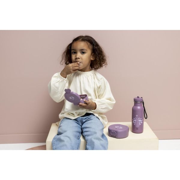 Lot de boîtes à goûter à clip rondes - Mrs. Peacock