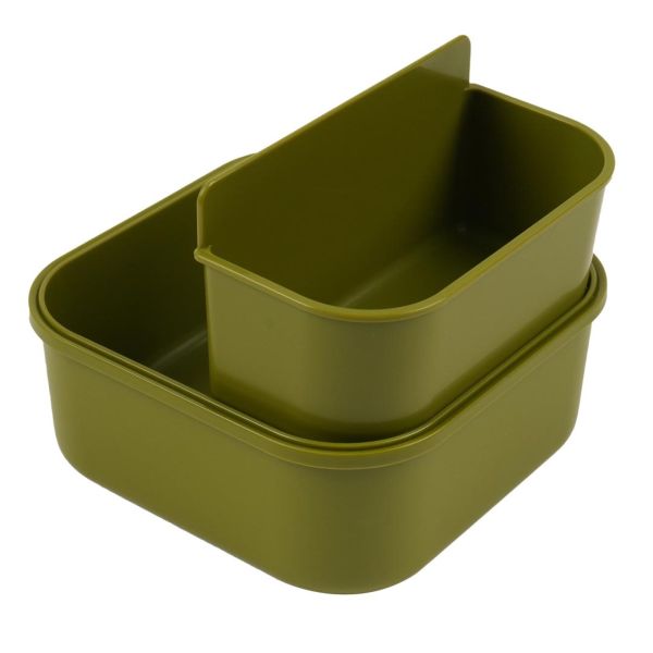 Boîte à goûter avec clips  Carrée- Fireman Mr. Dino