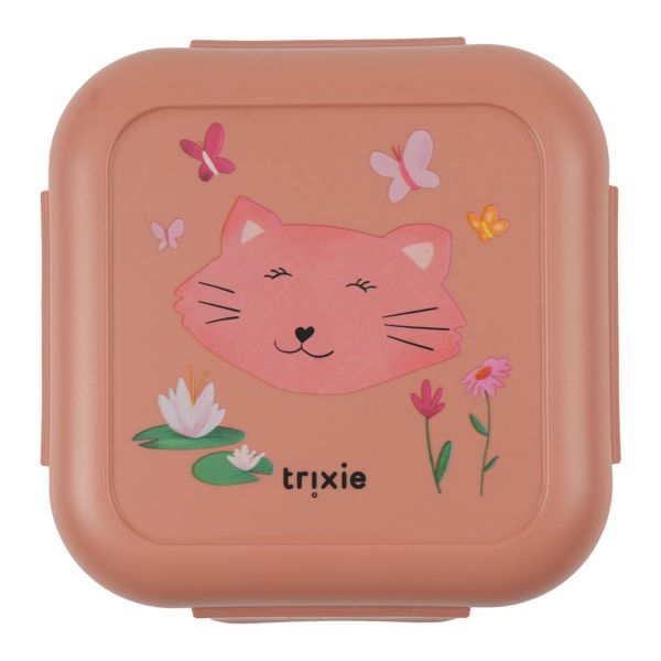 Boîte à goûter avec clips Carrée - Pathfinder Mrs. Cat