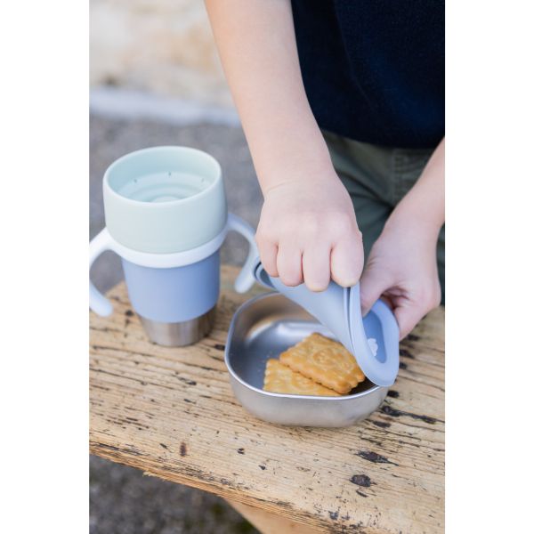 Lot de 3 boîtes repas bébé en inox 250 ml Adventure