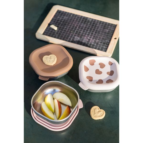 Lot de 3 boîtes repas bébé en inox 250 ml BigLove