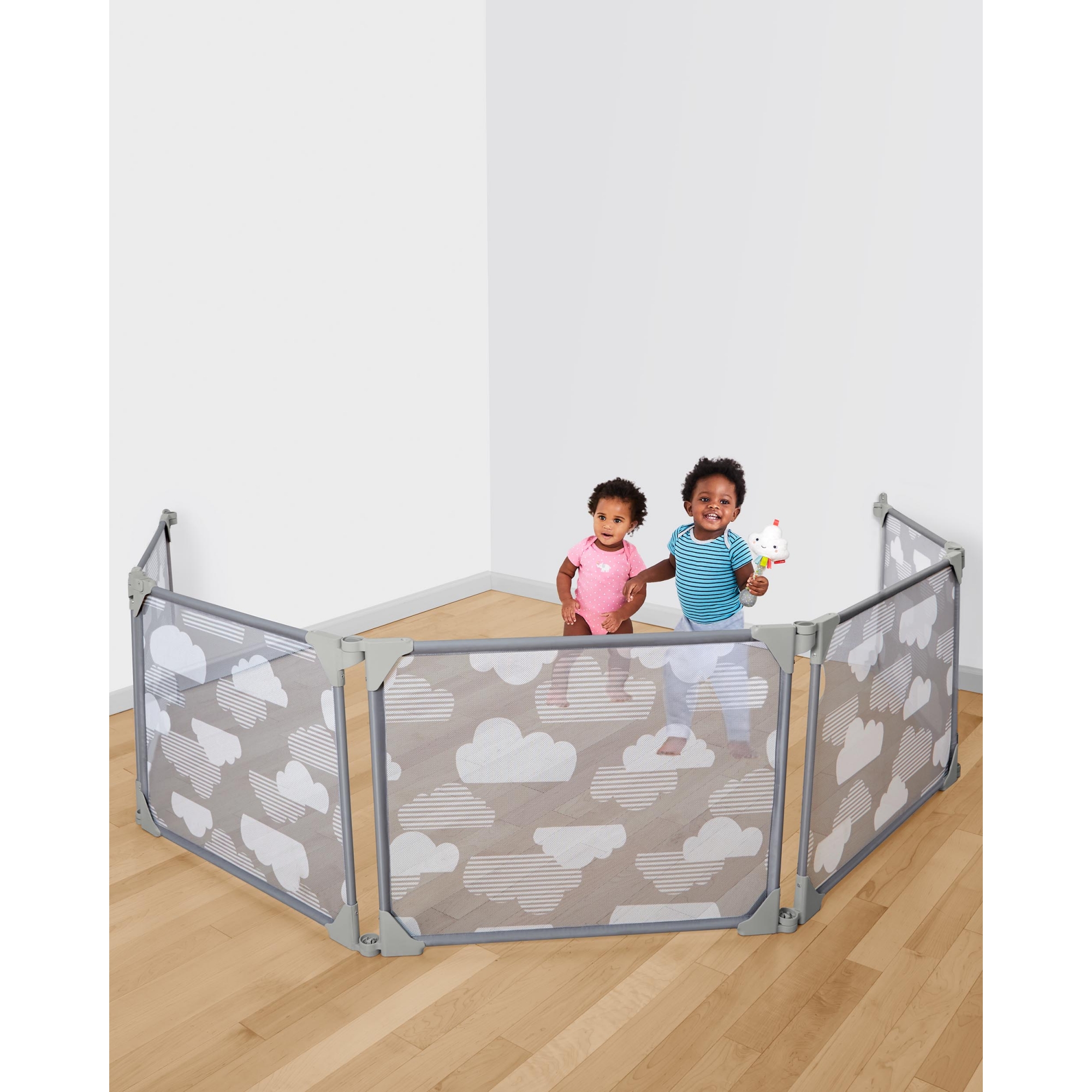 Skip Hop Parc Bebe Modulable Nuage Gris Made In Bebe