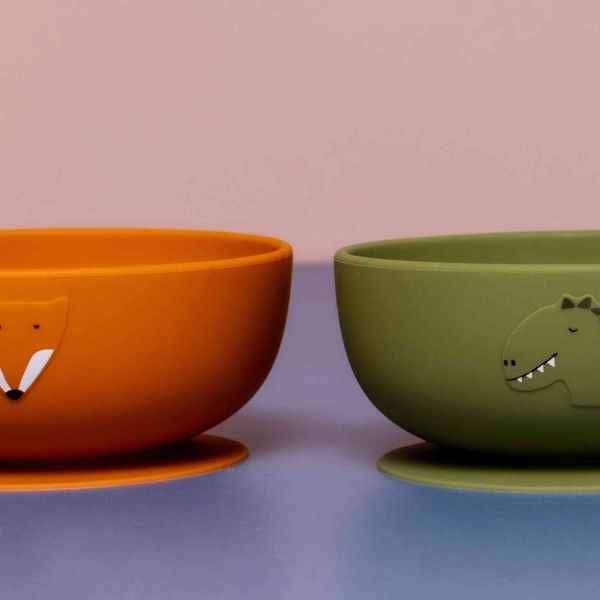 Bol en silicone avec ventouse Mr. Fox