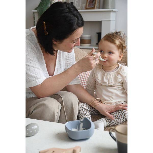 Bol en silicone ventouse bébé Galet