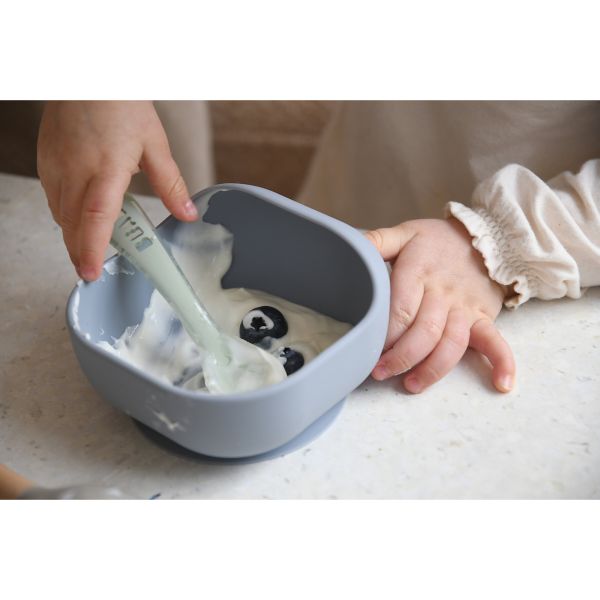 Bol en silicone ventouse bébé Galet
