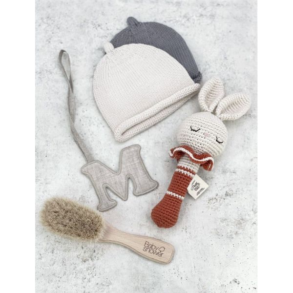 Bonnet en laine bébé Coloris Ivoire - Taille 1 à 3 mois