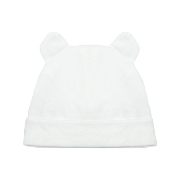 Bonnet bébé oreille blanc