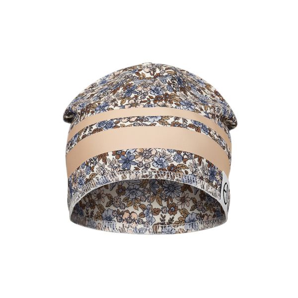Bonnet bébé d'hiver fin 0-6 mois Blue Garden