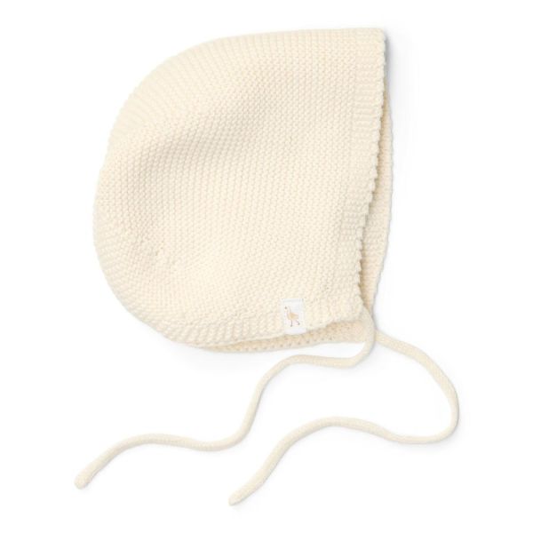 Bonnet en tricot - Off White - 0-3 mois
