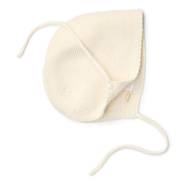 Bonnet en tricot - Off White - 0-3 mois