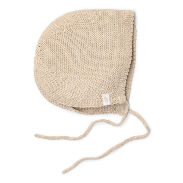 Bonnet en tricot - Soft Beige - 3-6 mois