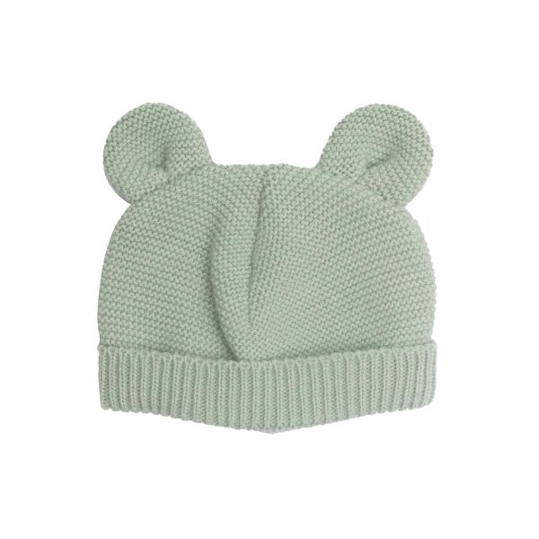 Bonnet bébé maille Vert Olive naissance