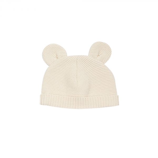 Bonnet bébé maille Sable naissance