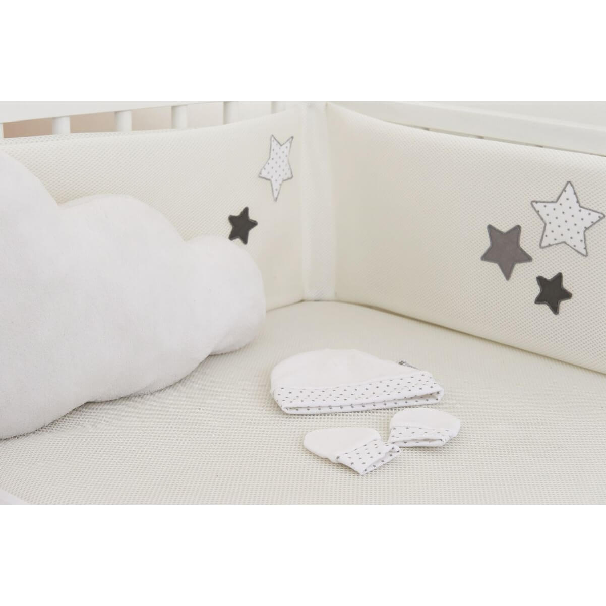 Candide Bonnet Et Moufles Naissance Etoiles Made In Bebe